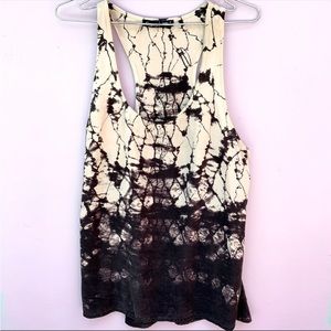 GYPSY 05 100% silk tie dye tank top Small sleeveless blouse shirt